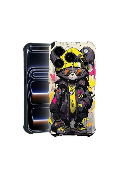 bestcase Husa TPU Pro Shock Compatibila cu Apple iPhone 17 Pro, cu Design Ted...