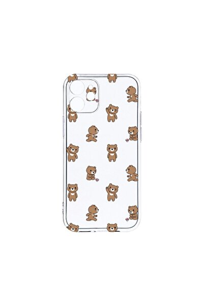 bestcase Husa Clear Silicon 2MM, Compatibila Cu Apple iPhone 11, Teddy Bear P...