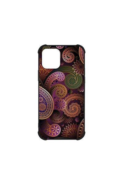 bestcase Husa MaxSafe Glassy, Compatibila Cu Apple iPhone 12, Geometric, HD C...
