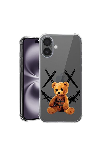 bestcase Husă pentru Apple iPhone 17 cu Design Ursuleț Zâmbitor, Antișoc, Col...