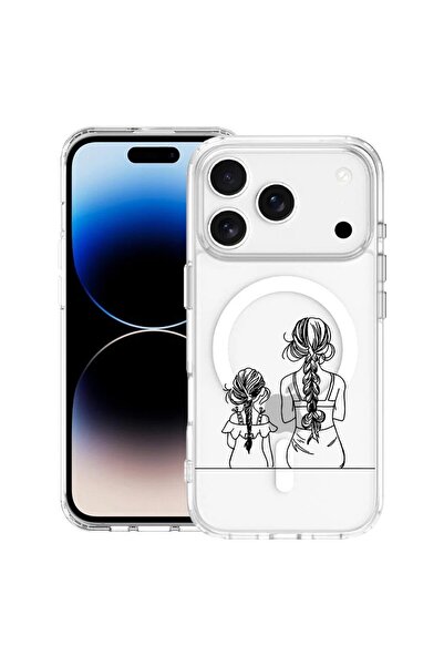 bestcase Θήκη για Apple iPhone 17 Pro με Σχέδιο Μαμά και Κόρη, Αντικραδασμική...