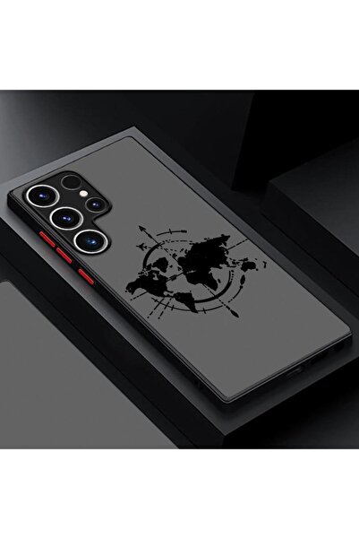 Choice Galaxy S22 Ultra 5G Mix02 Line Airplane Topographic Back Phone Cover C...