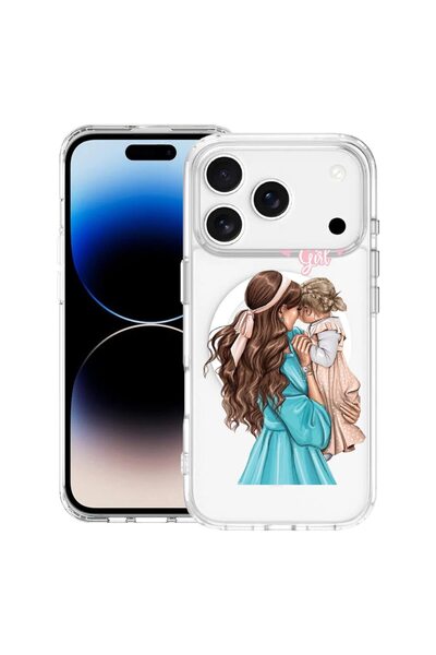 bestcase Θήκη για Apple iPhone 17 Pro με σχέδιο  "Κορίτσι της Μαμάς ", Αντικρ...