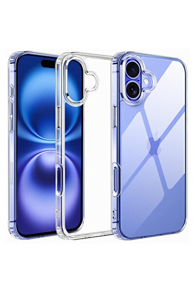 bestcase Διαφανής Θήκη Σιλικόνης 2mm, Συμβατή με Apple iPhone 16 Plus, Αντικρ...