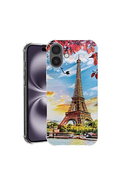 bestcase Θήκη για Apple iPhone 16 Plus, Αντικραδασμική 1.5MM, Πύργος του Άιφε...