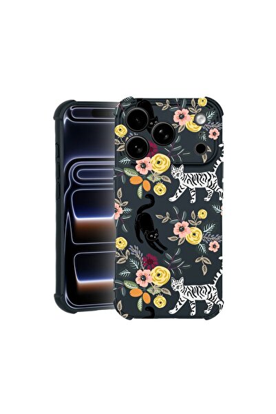 bestcase Θήκη TPU Pro Shock Συμβατή με Apple iPhone 17 Pro, με σχέδιο γάτας, ...