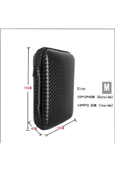 Choice1 M Earphone Data Storage Bag Cable Organizer Multimeter Electronic Box...
