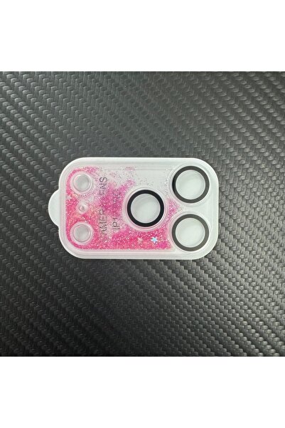 Choice4 iPhone 17 Pro Max Pink Stylish Quicksand Lens Protective Film for iPh...