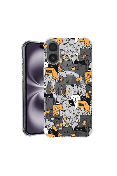 bestcase Θήκη για Apple iPhone 16 Plus, MagSafe Αντικραδασμική, Σχέδιο Γάτας,...