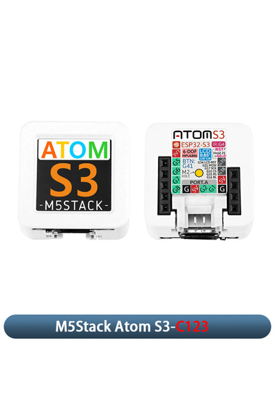 choice2 وحدة تحكم قابلة للبرمجة Atom S3 الرسمية من M5Stack مع ESP32-S3 عالية ...