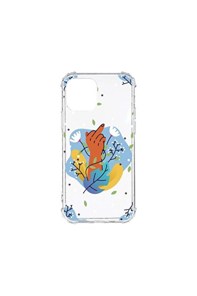 bestcase Αντικραδασμική Θήκη 1.5MM, Συμβατή με Apple iPhone 12 Mini, Flowers ...