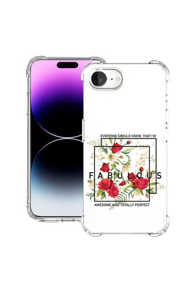bestcase Husa pentru Apple iPhone 16e, Anti Shock 1.5MM, Fabulous, Protectie ...
