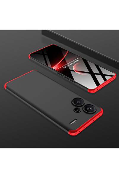 Choice Redmi Note 13 Pro+ 5G PC Black Red For Redmi Note 13 Pro Plus Case 3 i...