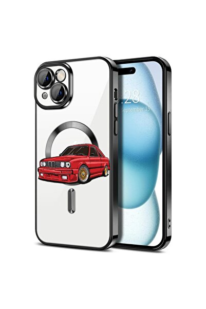 bestcase Πολυτελής Θήκη MagSafe, Συμβατή με Apple iPhone 15 Plus, σε στυλ ρετ...