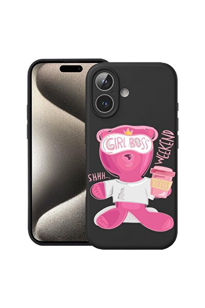 bestcase Θήκη για Apple iPhone 17 με σχέδιο Αρκουδάκι - Gril Boss, Πριμιούμ Σ...