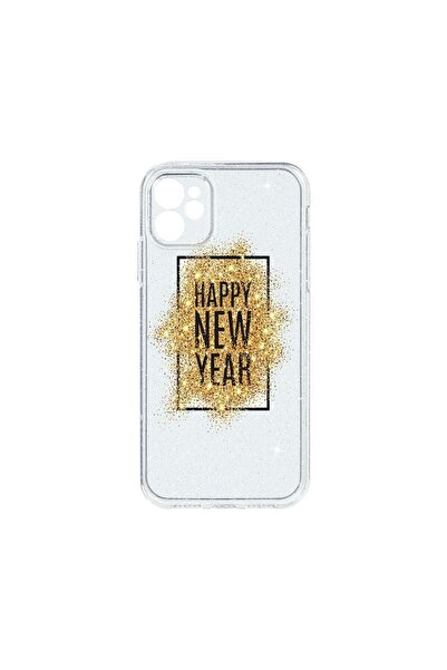 bestcase Husa Crystal Glitter 2MM, Compatibila Cu Apple iPhone 11, Happy New ...