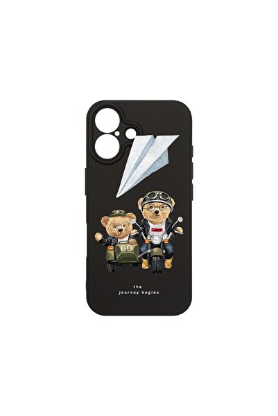 bestcase Θήκη για Apple iPhone 16, Λεπτή Premium Σιλικόνη 1.2MM, Teddy On The...