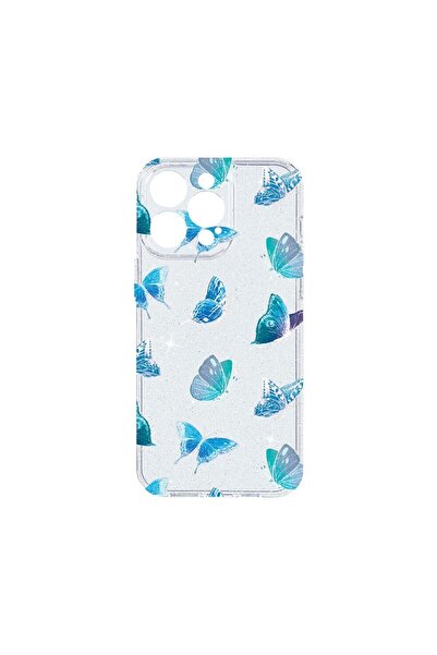 bestcase Θήκη Crystal Glitter 2MM, Συμβατή με Apple iPhone 14 Pro, Σχέδιο Πετ...