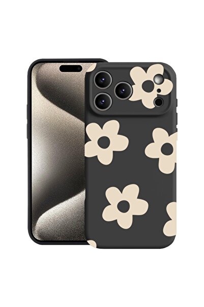bestcase Husă pentru Apple iPhone 17 Pro Max cu Design Retro Daisy, Silicon P...