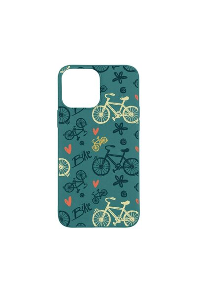 bestcase Husa Silicon Compatibila Cu Apple iPhone 13 Pro Max, Bike Love, rezi...
