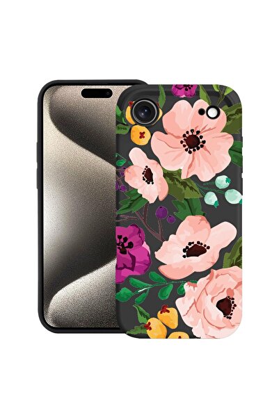 bestcase Husă pentru Apple iPhone 17 Air cu Design Flori Pastel, Silicon Prem...