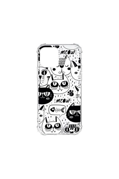bestcase Αντικραδασμική Θήκη 1.5MM, Συμβατή με Apple iPhone 12 Mini, Cool Cat...