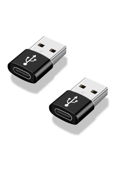 Choice1 محول USB C أنثى إلى USB B ذكر أسود، قطعتان، محول OTG من USB إلى Type ...