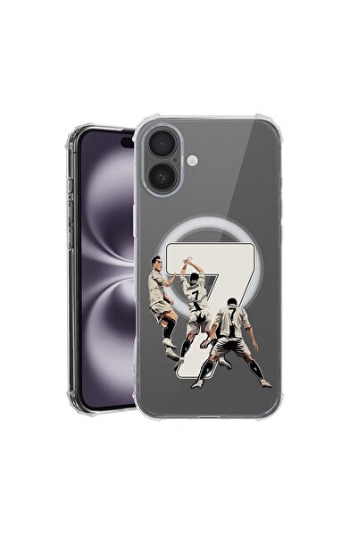 bestcase Husa pentru Apple iPhone 16 Plus, MagSafe Anti Shock, Ronaldo, Prote...