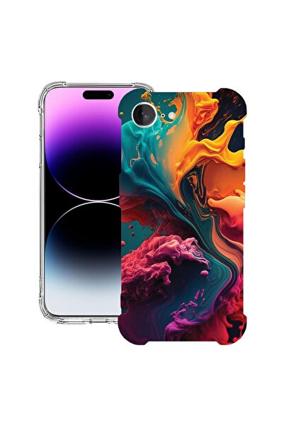 bestcase Husa pentru Apple iPhone 16e, Anti Shock 1.5MM, Liquid Colors, Prote...