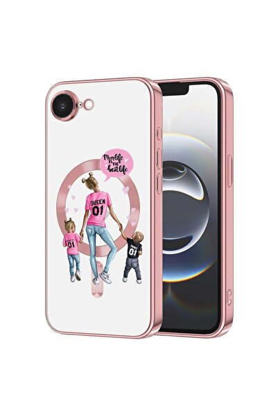 bestcase Husa Luxury MagSafe, Συμβατό με Apple iPhone 16e, Θέμα Μαμά Ζωή, Αγό...