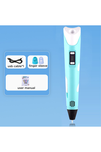 Choice47 قلم رسم ثلاثي الأبعاد USB بدون محول وبدون علبة مع شاشة LCD، متوافق م...