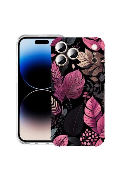 bestcase Husă pentru Apple iPhone 17 Pro cu Design Rose Feathers, Antișoc, Co...
