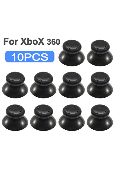 Choice7 10 قطع من عصي التحكم البديلة باللون الأسود لأجهزة Xbox 360 وPS5 وPS4 ...