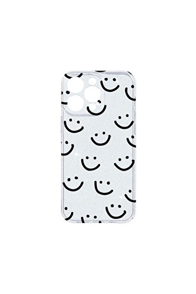 bestcase Husa Crystal Glitter 2MM, Compatibila Cu Apple iPhone 14 Pro, Smiley...