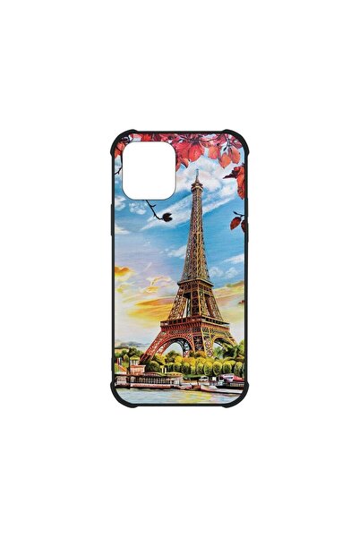 bestcase Husa MaxSafe Glassy, Compatibila Cu Apple iPhone 12, Paris Eiffel To...