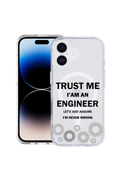 bestcase Θήκη για Apple iPhone 17 με σχέδιο  "Είμαι μηχανικός ", Μαγνητική Αν...
