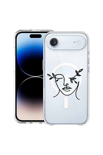 bestcase Husă pentru Apple iPhone 17 Air cu Design Abstract Feminin, Mag Anti...
