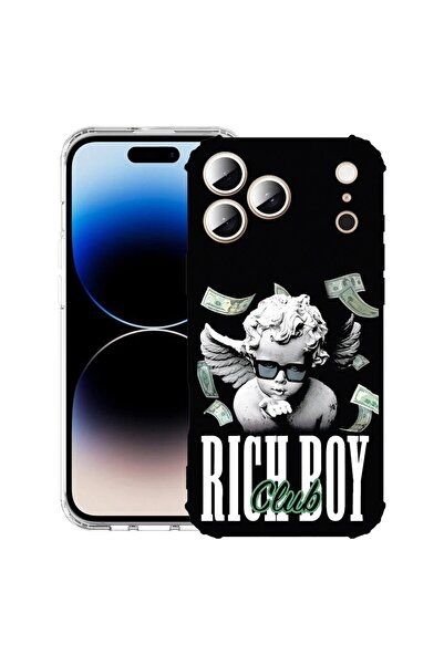 bestcase Θήκη για Apple iPhone 17 Pro Max με σχέδιο Rich Boy Club, Αντικραδασ...