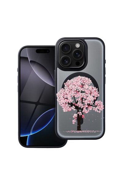 bestcase Θήκη συμβατή με Apple iPhone 16 Pro Max με σχέδιο δέντρων ανθισμένης...