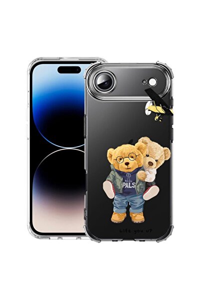 bestcase Husă pentru Apple iPhone 17 Air cu Design Ursuleț Teddy Lift me up, ...