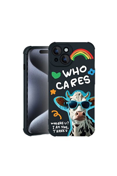 bestcase Θήκη TPU Pro Shock συμβατή με Apple iPhone 15, με σχέδιο Cool Cow De...