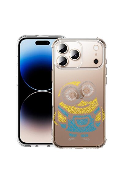 bestcase Husă pentru Apple iPhone 17 Pro cu design Calligraphy Minion, Antișo...