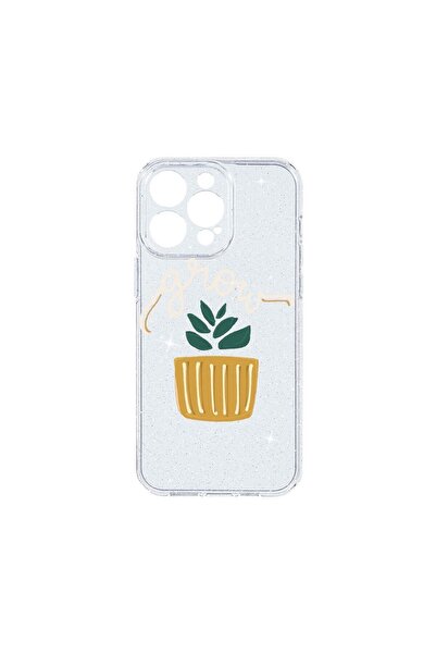bestcase Husa Crystal Glitter 2MM, Compatibila Cu Apple iPhone 14 Pro, Grow, ...