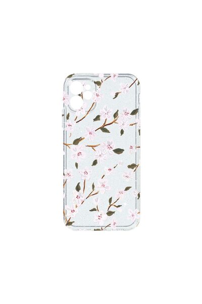 bestcase Husa Crystal Glitter 2MM, Compatibila Cu Apple iPhone 11, Spring Flo...