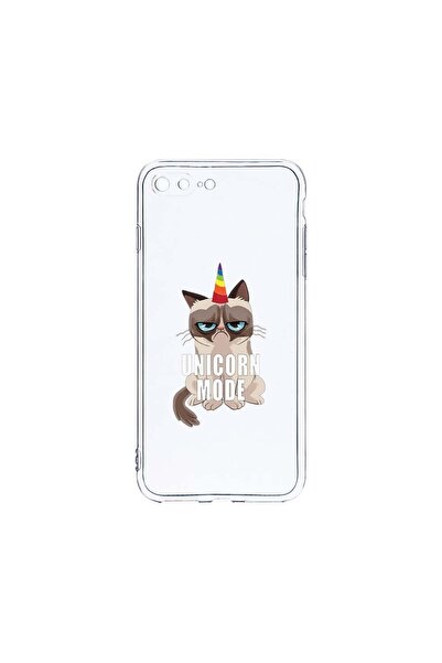 bestcase Husa din silicon transparent de 2MM, compatibilă cu Apple iPhone 8 P...