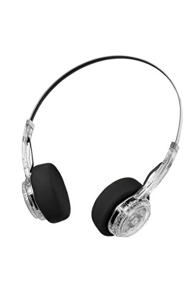 Choice1 black Transparent Wireless Headphones Bluetooth Headset with Fidget B...