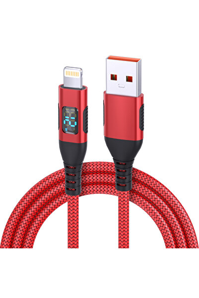 Choice5 2M 1PC-Red 1M 2M 3M USB A to Lightning Fast Charging Cable MFi Certif...