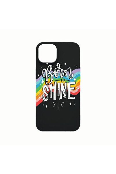 bestcase Husa Silicon, Compatibila Cu Apple iPhone 14, Born To Shine, reziste...