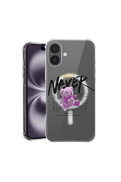bestcase Θήκη για Apple iPhone 16, MagSafe Αντικραδασμική, Αρκουδάκι - μην πε...