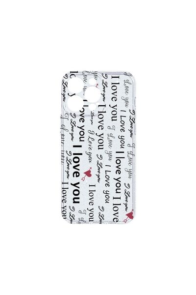 bestcase Husa Crystal Glitter 2MM, Compatibila Cu Apple iPhone 14 Pro, Love m...